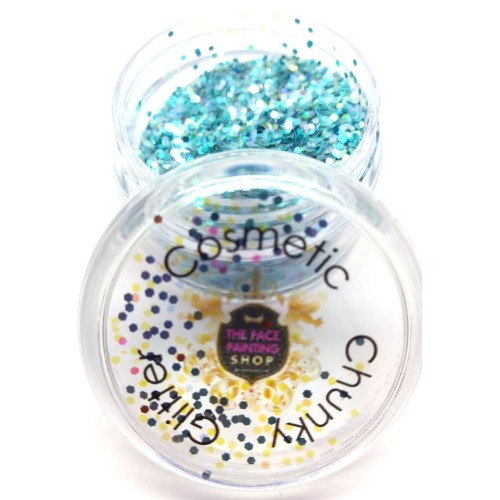 Chunky Glitter Aqua Mix (Aqua mix)